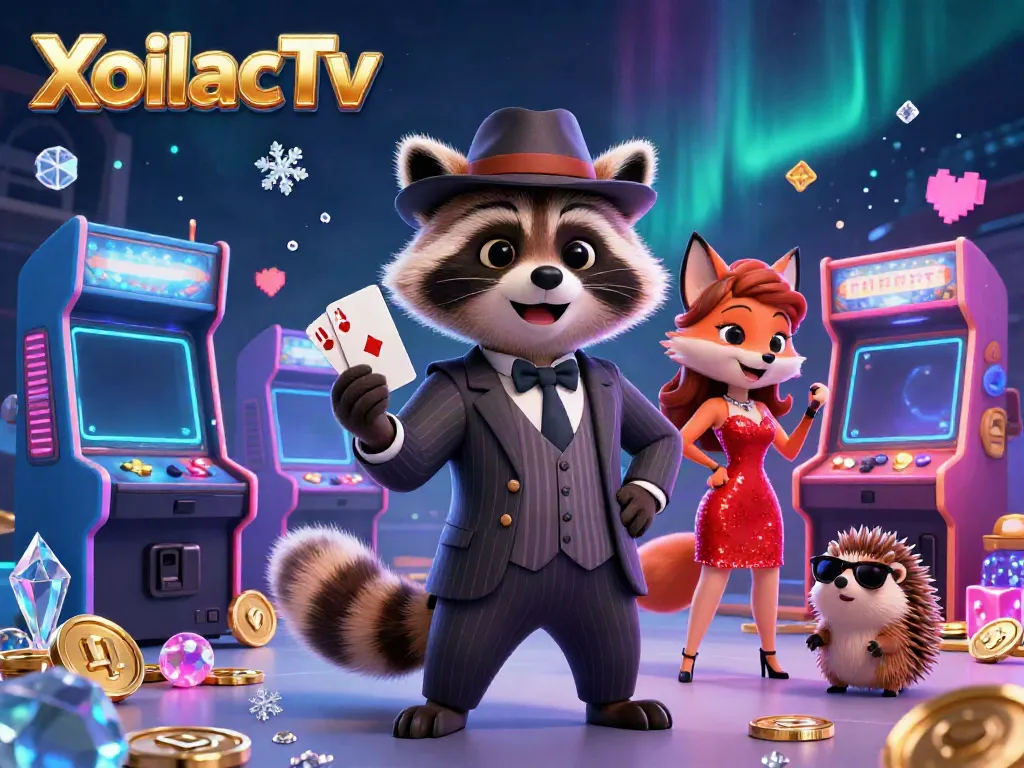 XoilacTv showcases engaging gaming scenes with vibrant characters and dynamic casino elements.