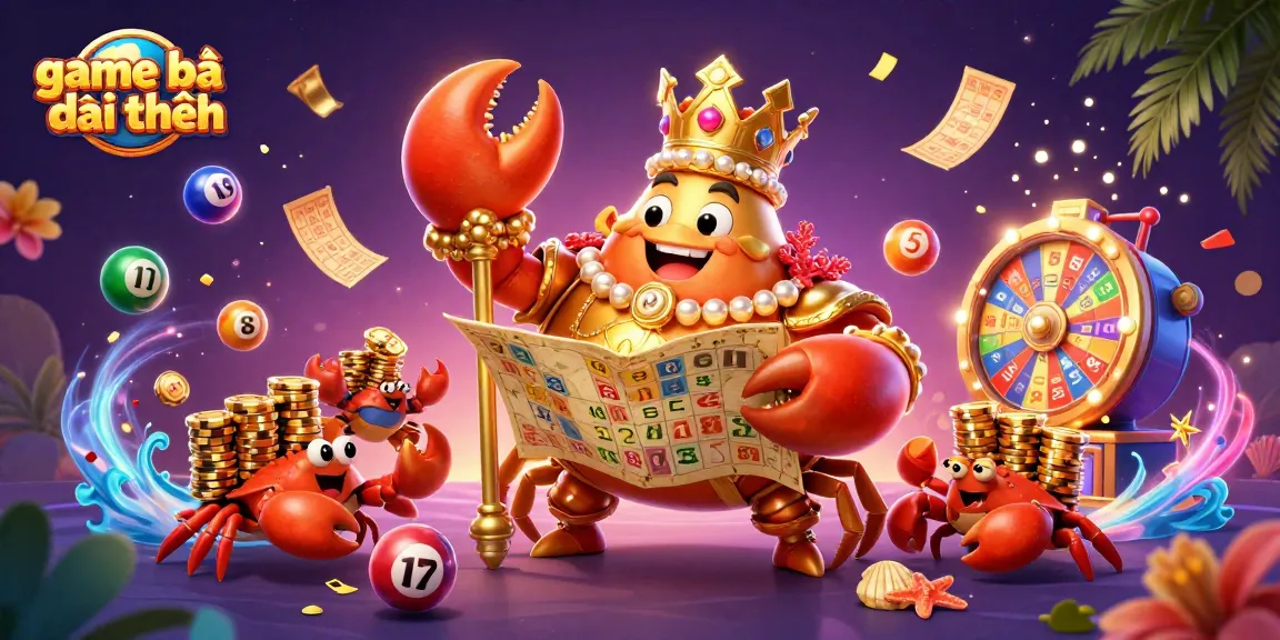 Experience the excitement of game bài đổi thưởng with vibrant lottery elements and dynamic casino visuals.