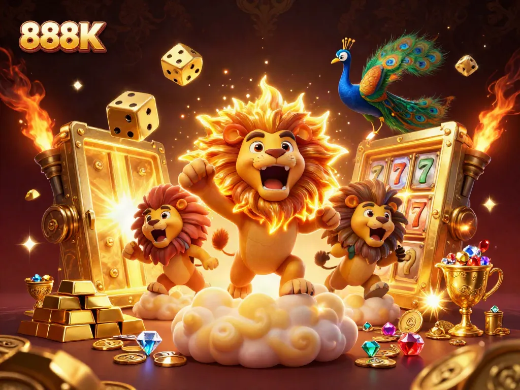 Spin and win with 888K's vibrant casino adventure filled with treasure and excitement.