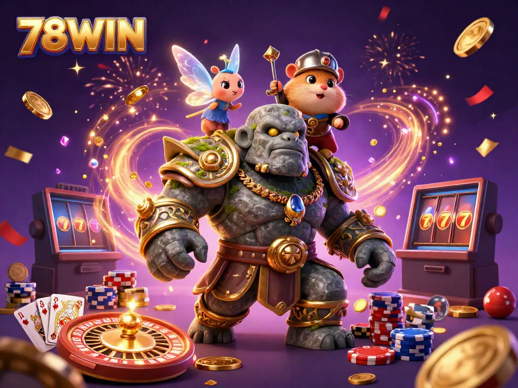 Spin and win with 78WIN’s exciting casino adventures featuring vibrant characters and magical elements.