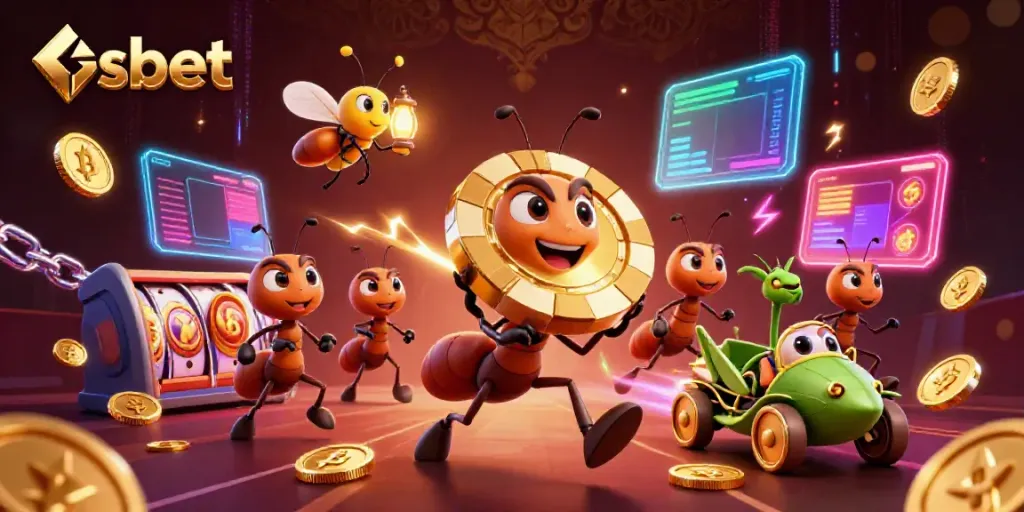 Engage with shbet's exhilarating online gambling adventure featuring ants and crypto elements.