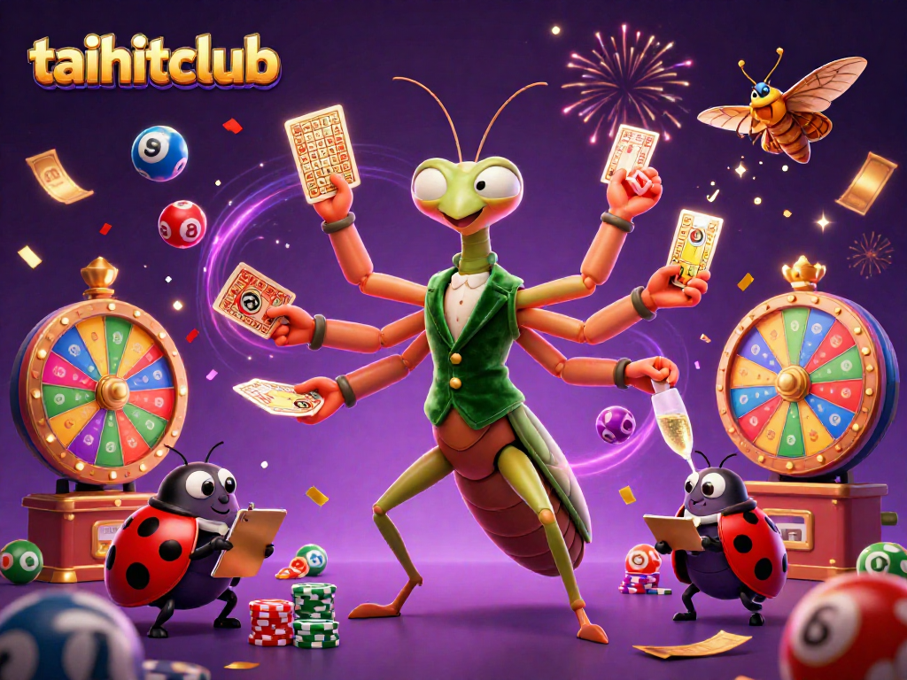 Experience exciting gameplay at taihitclub with colorful lottery balls, vibrant visuals, and dynamic casino elements.