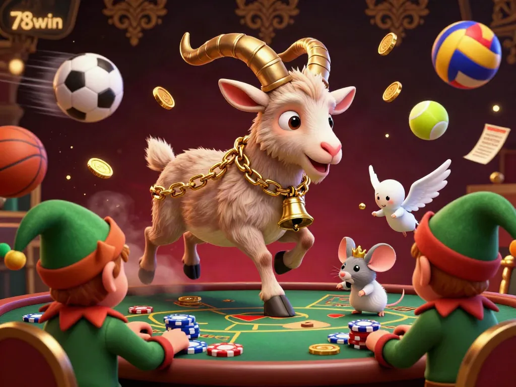 Engage in exciting gameplay at 78win's vibrant online casino featuring sports balls and animated characters.