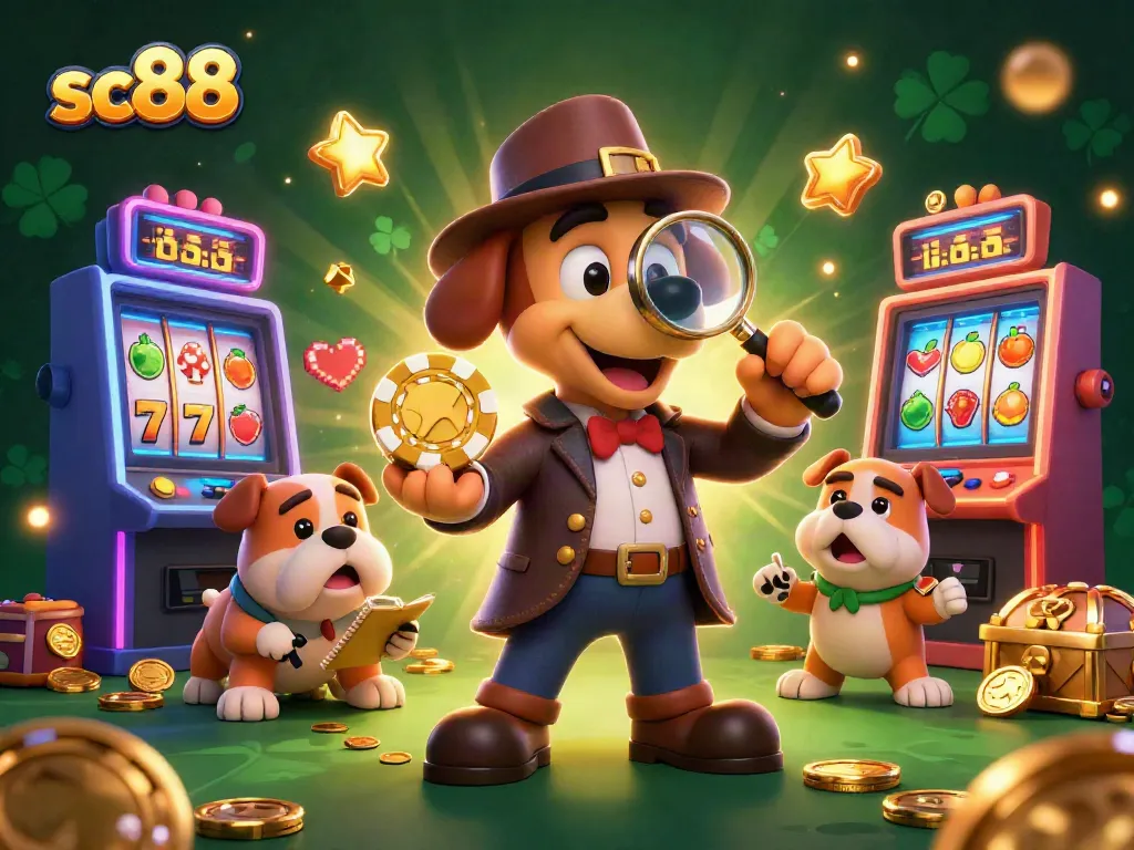 Engage players with sc88 slot excitement in a vibrant, detail-rich casino scene.
