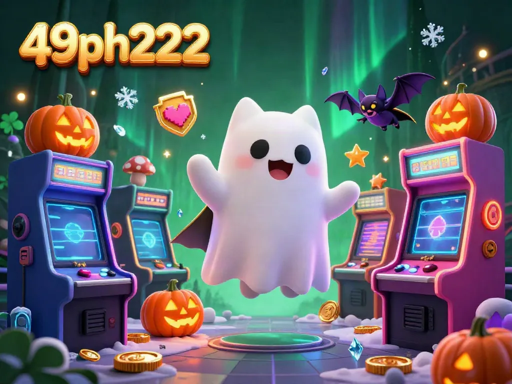 Experience thrilling casino gameplay visuals with the friendly ghost cat and 49ph222.