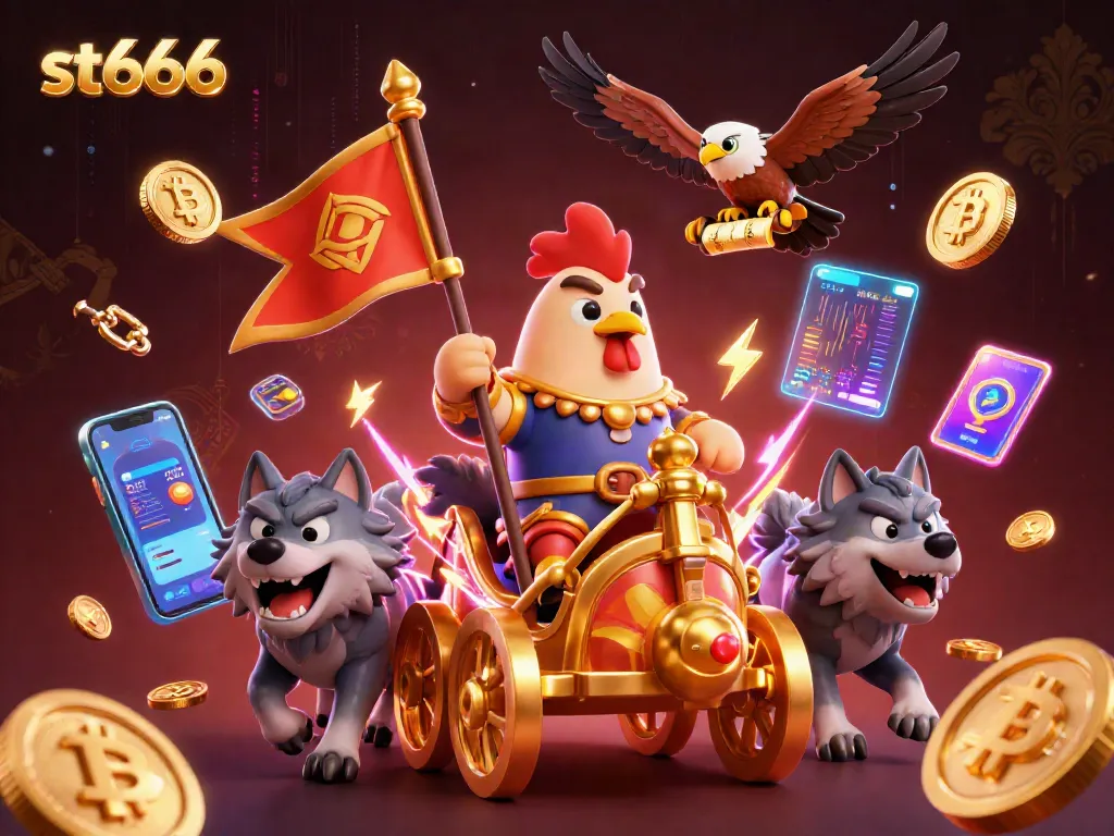St666 invites players to experience thrilling gaming adventures with a rooster warlord and crypto elements.