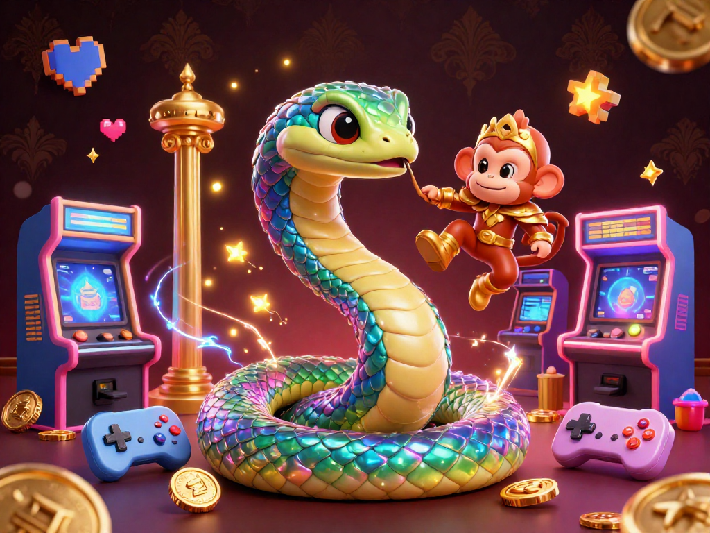 MAY88 offers an exciting casino adventure with vibrant characters and game elements in a dynamic scene