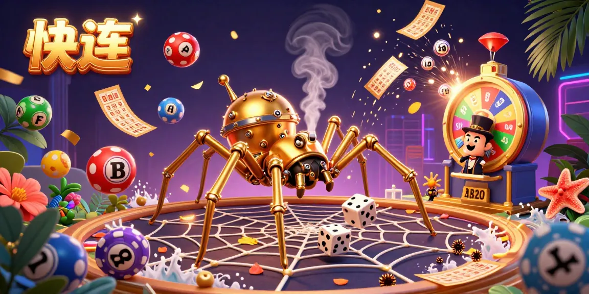 快连 delivers vibrant lottery excitement with dynamic colorful balls and engaging casino elements.