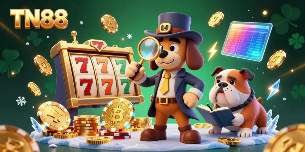 Uncover winning strategies in TN88 casino adventures with the detective and bulldog duo!