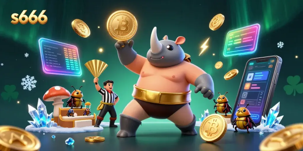 Engage in thrilling bets with the vibrant s666 online casino scene featuring dynamic 3D characters.