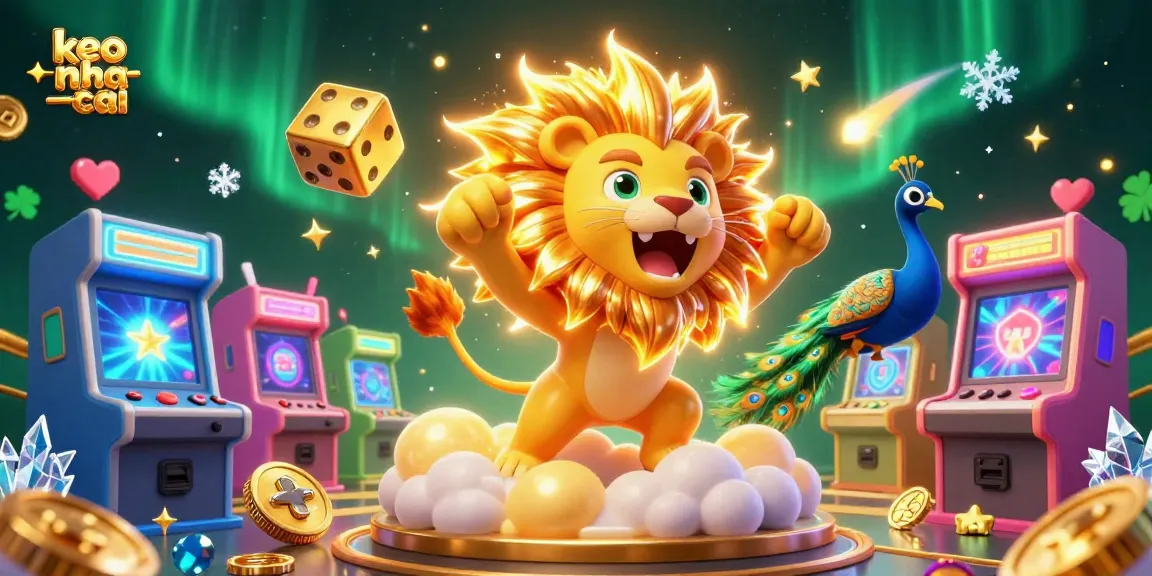 Experience the excitement of keo nha cai with a vibrant 3D cartoon scene featuring lucky dice, colorful gaming elements, and expert betting tips.