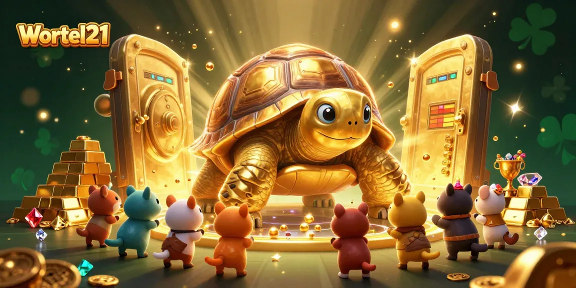 Experience the excitement of Wortel21 with vibrant characters and dynamic casino elements.