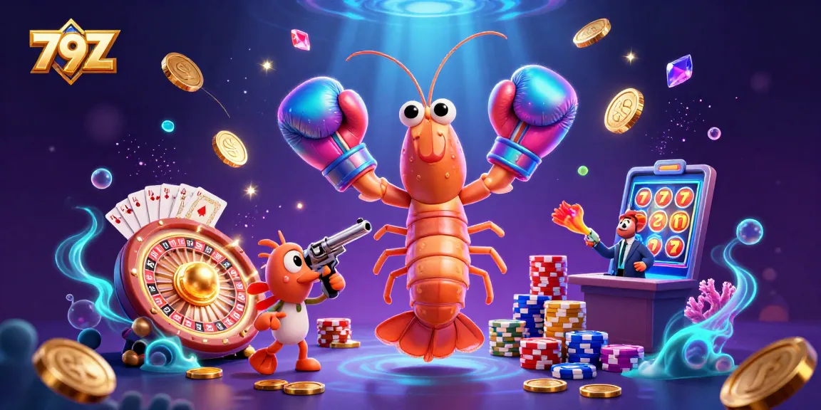 Experience the excitement of 79Z casino with lively characters and dynamic gaming elements.