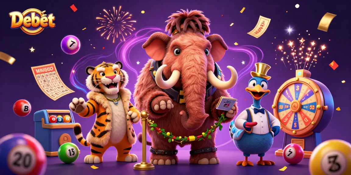 Debet offers exciting casino experiences with captivating characters in a vibrant 3D scene.