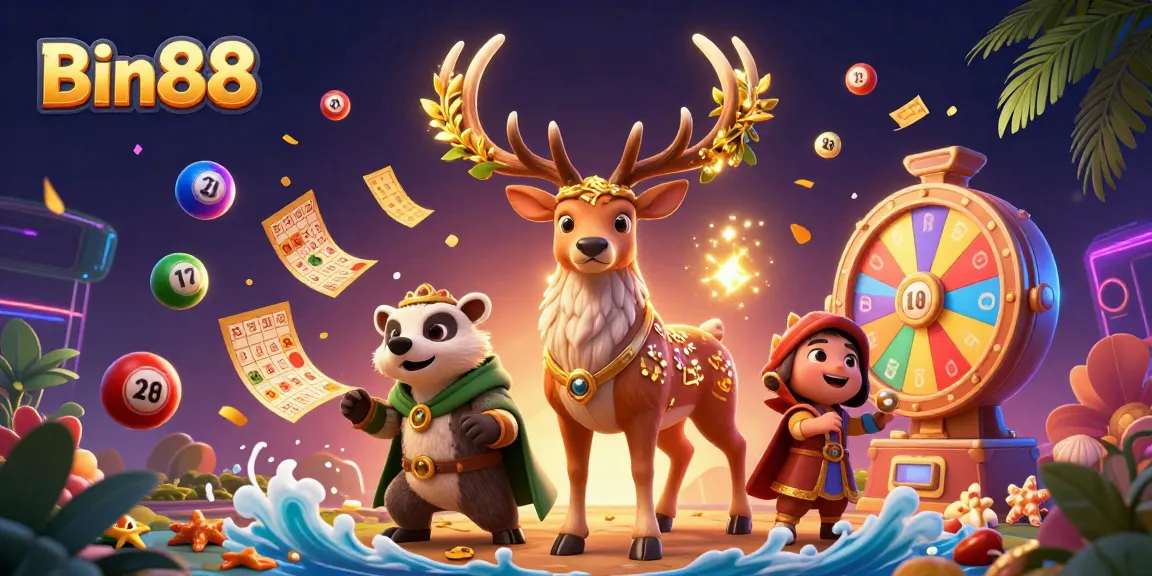 Engage in thrilling gameplay with Bin88 as the Celtic druid stag and wise badger transport you to a vibrant casino realm.