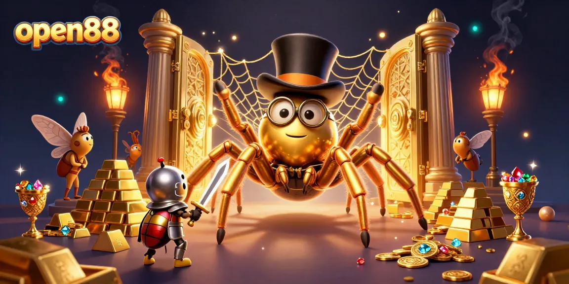 Experience the thrilling excitement of open88's casino adventure with vibrant animations and rich detail.