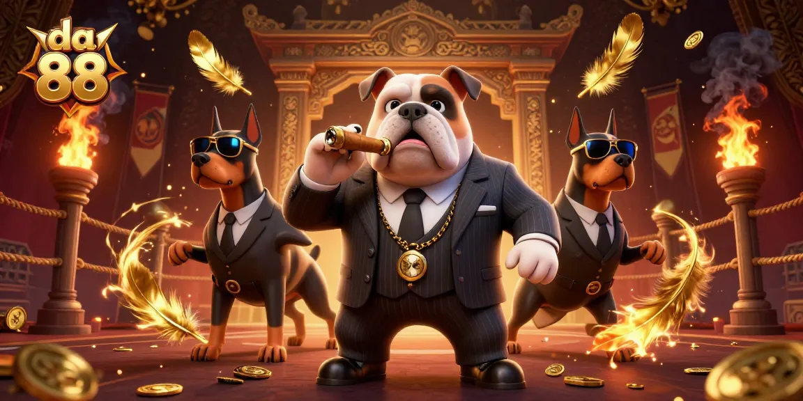 Engage with da 88 at the casino with a mafia boss bulldog and his Doberman bodyguards.