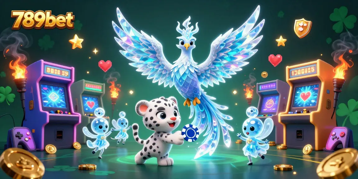Experience exhilarating gaming action at 789bet with vibrant characters and casino-themed elements.