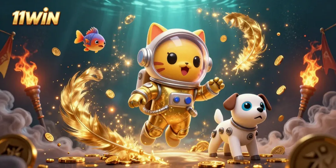 Experience thrilling gameplay and winning with 11WIN at this dynamic casino scene.
