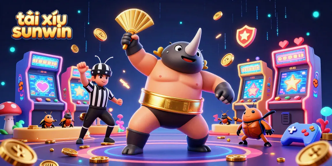 Experience thrilling gameplay in tài xỉu sunwin with colorful arcade elements and vibrant energy.
