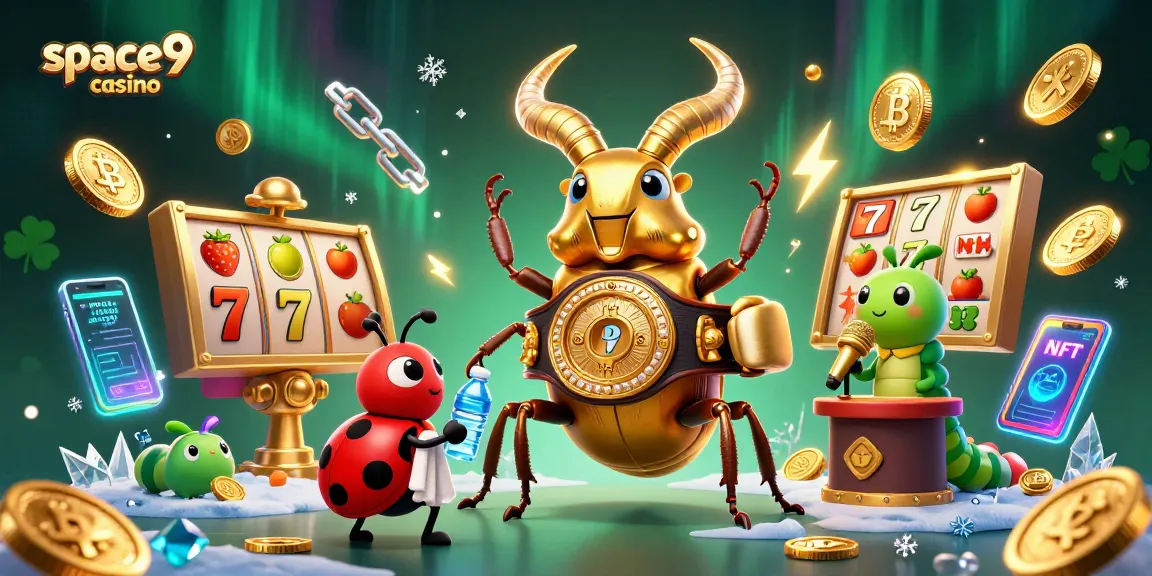 Engage with space9 casino through exciting reels and vibrant characters in an immersive scene.