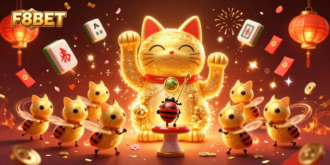 Engage with thrilling experiences at F8BET, featuring vibrant symbols of luck and fortune.