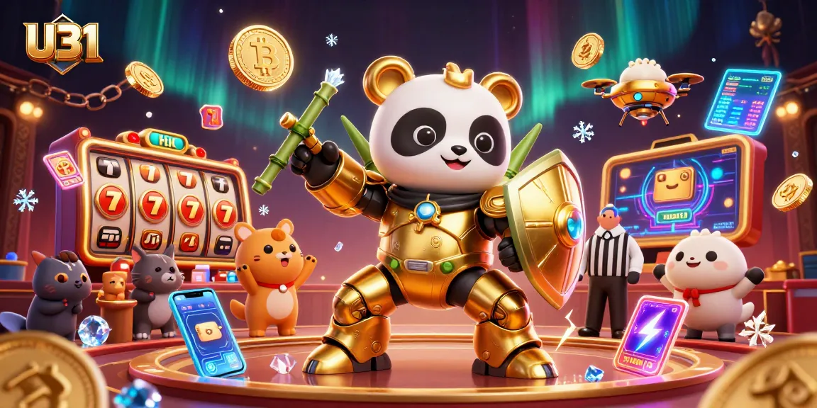 Experience the thrill of U31's vibrant casino atmosphere with animated characters and gaming elements.